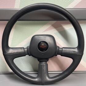 17996785 Chevrolet 1990-1994 Lumina Apv Euro Faux Leather Steering Wheel Oem W Horn Pad