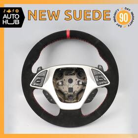 23167318 Chevrolet 15-19 Corvette C7 Z06 Steering Wheel With Paddle Shifters New Suede Oem