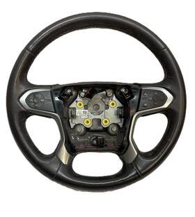 23278607 Chevrolet 2018 Chevy Silverado 1500 Steering Wheel Brown Leather With Controls Oem