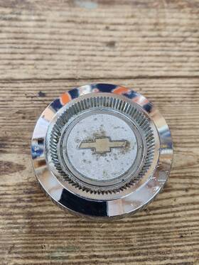 3873627 Chevrolet 1966 66 Chevy Nova Ii 2 Steering Wheel Chrome Horn Button Gm