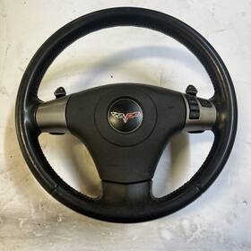 20912688 Chevrolet 4378431 2006-2013 C6 Corvette Steering Wheel Black Automatic Trans Used Oem