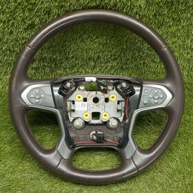 6282804 Chevrolet 14- 20 Chevy Silverado Leather Steering Wheel Dark Brown Oem Gmc Tahoe Yukon