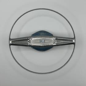762469 Chevrolet 1958 Chevy Biscayne Steering Wheel Horn Ring And Center Cap