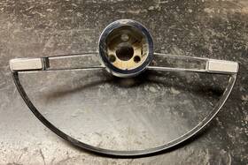768293 Chevrolet #768293 1962-64 Chevy Ii /nova Chrome Horn Ring Part#768293