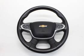 84044739 Chevrolet 2015 Chevy Colorado Steering Column Wheel With Control Switch Black Leather Oem