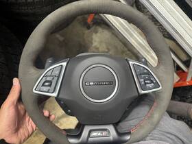 84744918 Chevrolet 6th Gen Camaro Steering Wheel Heated Paddle Shift Oem With Srs