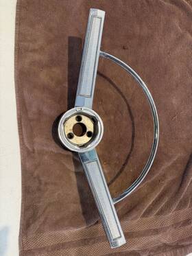 P-3874631 Chevrolet 1966 Bel Air And Biscayne 66 Chrome Horn Ring Gm 3874631 New Old Stock