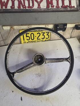 235.gm8562 Chevrolet Truck 1962 Pickup C10 Steering Wheel Core Patina 60 61 62 63 C20 C30