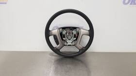 235.gm8x09 Chevrolet Truck 09 Chevy Silverado 1500 Lt Steering Wheel Black Leather