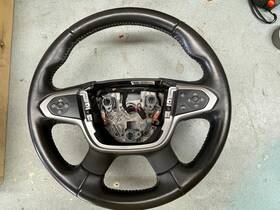 84394031 Chevrolet Truck Colorado Gmc Canyon Jet Black Leather Steering Wheel 3 Pin