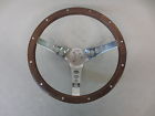 Chevy 1960 1970 Superior Prices Walnut Wood Steering Wheel Ford 500 Pontiac