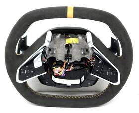 84744390 Chevy Oem Steering Wheel For C8 Corvette Orange Stitch