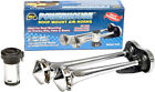 Wol418 Chrome Air Wolo Metal Powerhouse Roof Trumpet Kit Dual Mount Horn