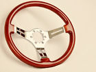Chrome - Grip Woodie Spokes Woodgrain Royal Wheel Steering