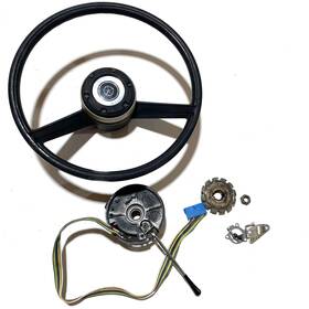 1333365 Chrysler 1980-1993 Dodge Ram Charger Steering Wheel With Horn Pad And Clockspring Oem