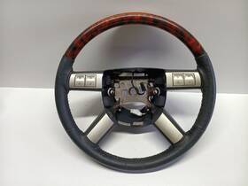 1ag561dvaa Chrysler 2005 2010 300 Steering Wheel With Wood Trim Oem