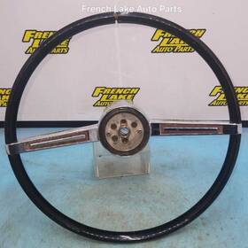 235.ch1s67 Chrysler Black Steering Wheel Fits 1967 New Yorker 1302628
