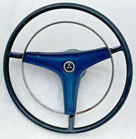 2996716 Chrysler 1969 Mopar Blue B Body Steering Wheel And Horn Pad Button Column Cover Ring Dodge