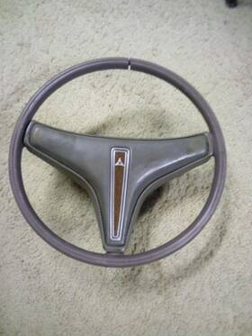 3748127 Chrysler 74-76 Dodge Dart Steering Wheel 3-spoke Oem Factory