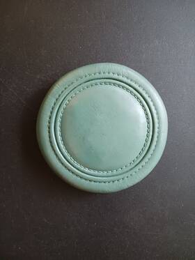 58761a Chrysler 1977-1979 Mopar Horn Pad Button Green Cordoba Magmun Oem #58761a