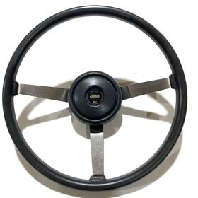 5ac06 Chrysler 1982-1993 Jeep Cherokee Wrangler Steering Wheel Original 3-spoke