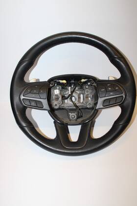6vd91dx9aa Chrysler 2019-2023 300 Leather Steering Wheel Oem With Switches Paddles