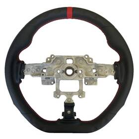 Esr-mzncb712br Cipher Auto For Mazda Mx-5 Miata 06-15 Steering Wheel 3-spoke Enhanced Genuine Leather