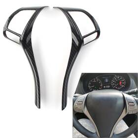 Comebuybestus 510001192784 Steering Wheel Strip Trim Covers Carbon Fiber Look Fit Nissan Altima 2013-2018