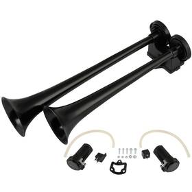 12201160 Csdex For Boat Train Car Semi Truck Air Horn 2 Compressors Kit 148db Dual Trumpet