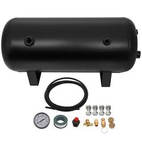 12201166 Csdex 5 Gallon Air Tank 200 Psi With Gauge Switch For Train Truck Van Horn Black