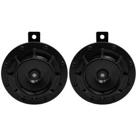 12201170 Csdex 2 X 12v 115db 125 Mm Grill-mount Car Horns Universal For Suv Truck Yacht