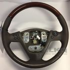 01007u Cts 161302179lkq Cadillac Leather Wood Grain Driver Steering Wheel Oem