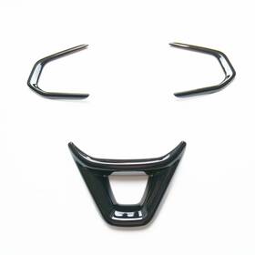 24traxfxp Cyauto Interior Steering Wheel Trim Accessories For Chevrolet Glossy Black
