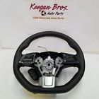 235.su1w16 D-shaped Steering Wheel Leather Black
