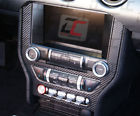 Dc438 Decal Concepts Mustang Black Carbon Fiber Stereo Bezel Trim Accent