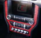 Dc439 Decal Concepts Mustang Red Carbon Fiber Stereo Bezel Trim Accent
