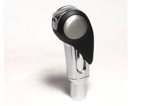 991pdkal Dctms Black Leather Brush Aluminum Porsche Standard Pdk Shift Knob 991 981 997.2 T17