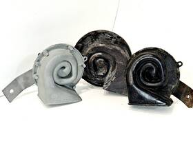 9000538 Delco Remy Vtg Horn Lot Of 3 Not Working Video Good Pics