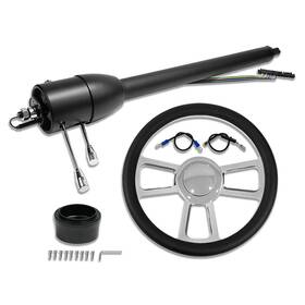R27204 Demotor Performance For Gm 9 Holes 28 Inch Manual Steering Column No Key And 14 Wheel With Button