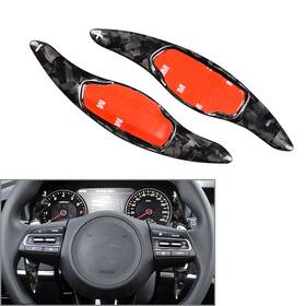 Dictorcoltd 310002305066 Carbon Fiber Steering Wheel Shift Paddle For Kia Stinger Gt Gt-line Gts 18-22