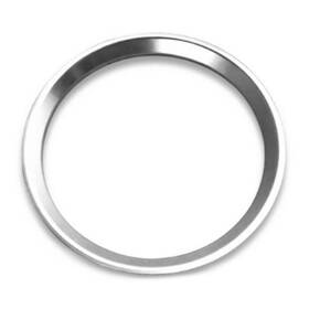 Dictorcoltd 550748596582 Car Steering Wheel Center Decor Ring Logo Trim For Mercedes Benz C E Cla Silver