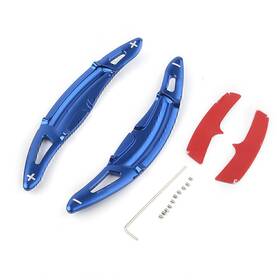 Dictorcoltd 550748602115 Steering Wheel Shift Paddle Shifter Extension For Porsche Cayenne 2015-2018 Blue