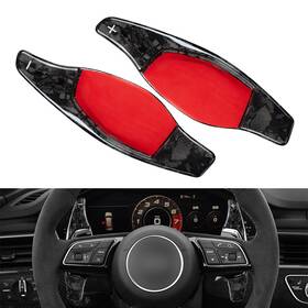 Dictorcoltd 550748794438 1 Pair Car Steering Wheel Paddle Shifter Extension For Audi R8 Rs3 Rs4 Rs5 Tt Rs