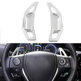 Se2050yfa051-3 Dictorcoltd Silver Steering Wheel Shift Paddle Extend Shifter For Toyota Corolla Rav4 Camry