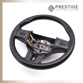 1zx28dx9ae Dodge 2014-2015 Dart Steering Wheel With Controls Leather Black Oem