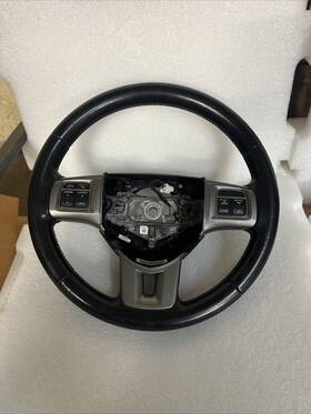 235.ch2220 Dodge 2014-2020 Journey Steering Wheel Leather With Control Buttons 5ra911x9ad Oem