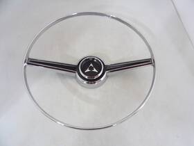 2643686 Dodge 1966 Charger Coronet Steering Wheel Center Chrome Horn Ring