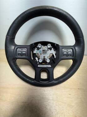 438839-w37 Dodge 2013-2018 Ram 1500 Steering Wheel With Audio And Cruise Controls Black Oem