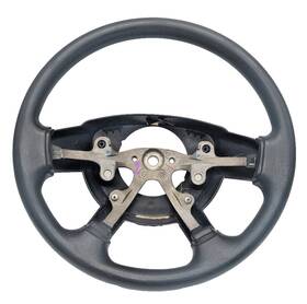 4j113454 Dodge 2002-2008 Ram 1500 2500 Black Rubber Steering Wheel Oem 1