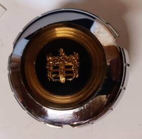 50dd Dodge 1950 Deluxe Horn Button Chrome Housing Excellent